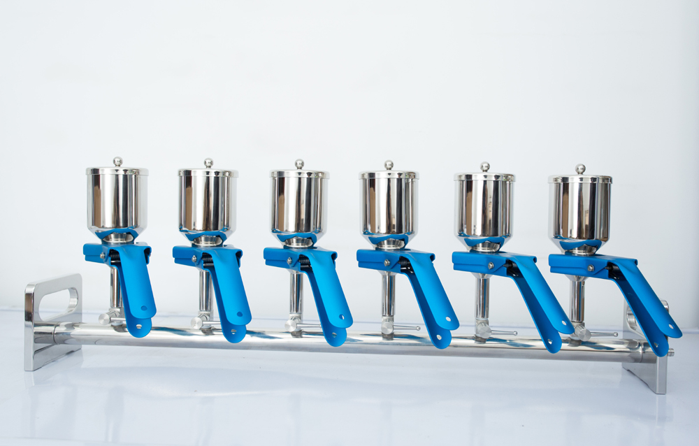 Phễu lọc vi sinh 6 vị trí INOX