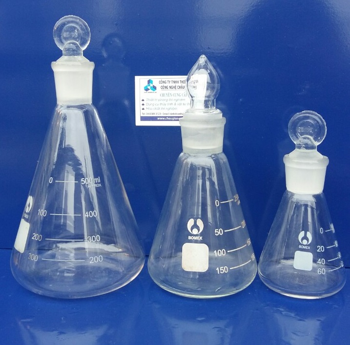 Bình tam giác có nút 100ml