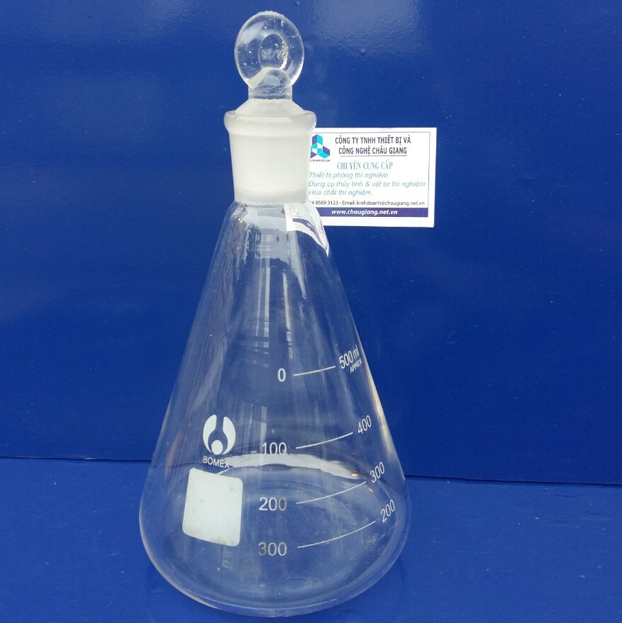 Bình tam giác có nút 500ml