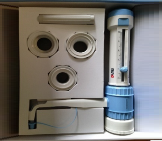 Dụng cụ rót mẫu kết nối với bình đựng Model : DispensMate Plus 5-50 ml