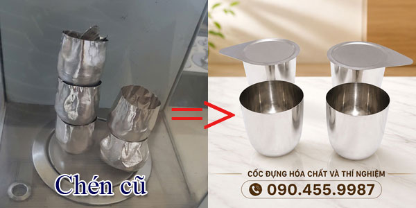 Gia công làm mới chén platin