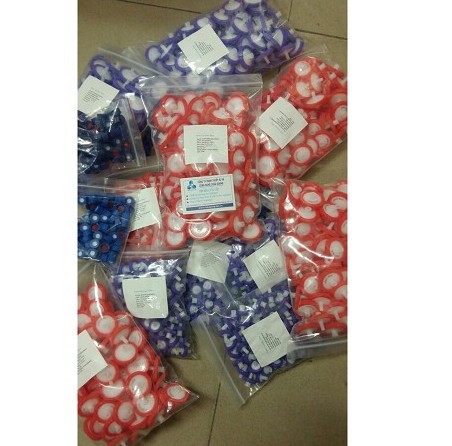 Đầu lọc PTFE Syring filter lỗ lọc 0.45um; Đường kính 25mm